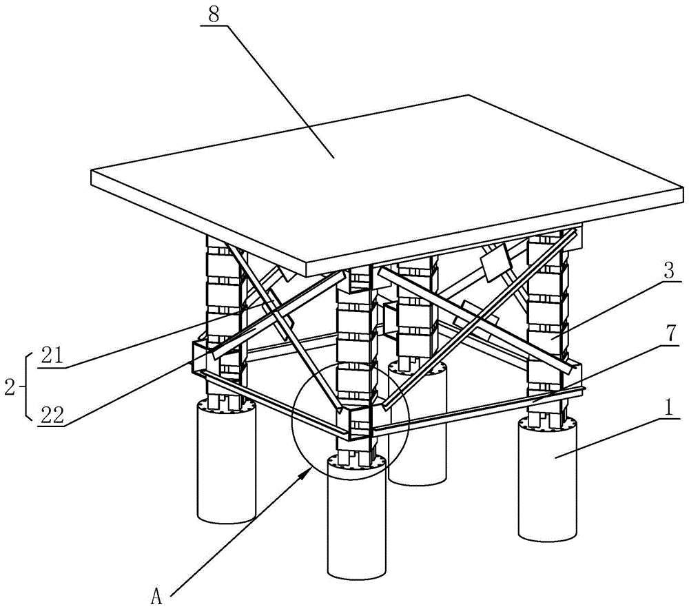 一种基坑用栈桥的制作方法