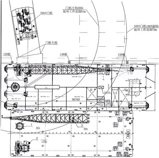 一种超大型克令吊总装工艺的制作方法