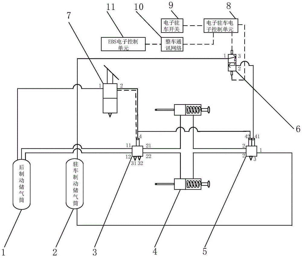 一种电子驻车系统及方法与流程