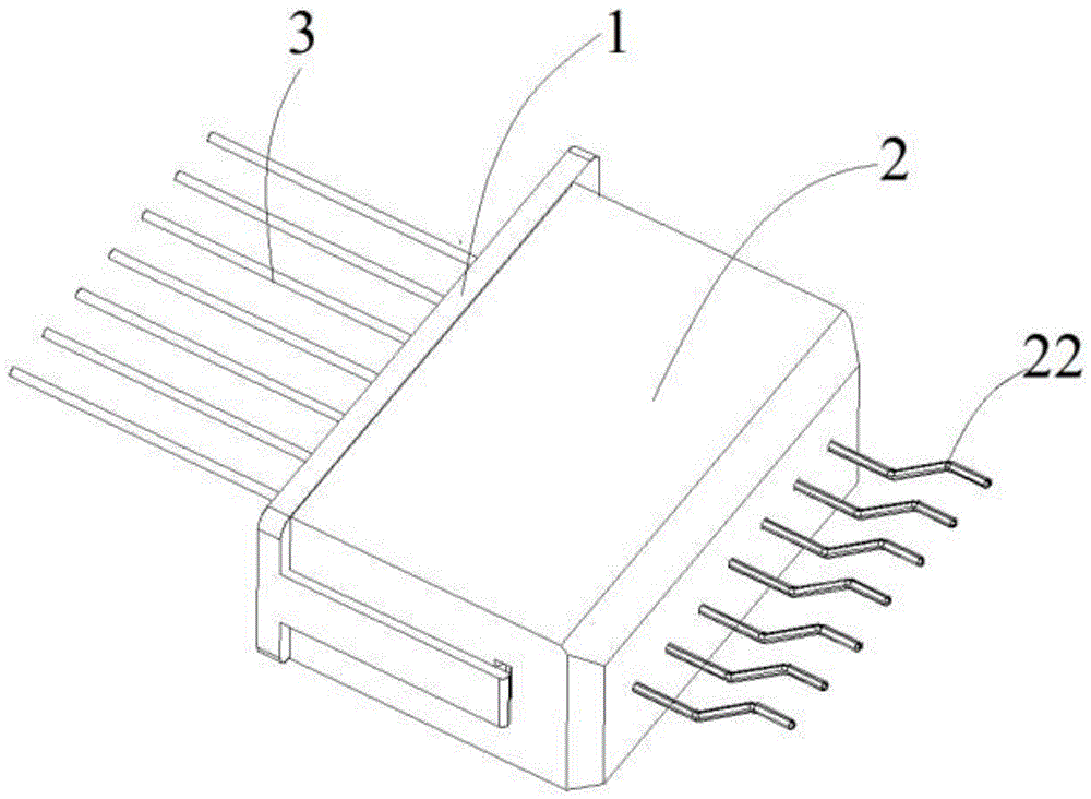 一种分体式公端组件的制作方法