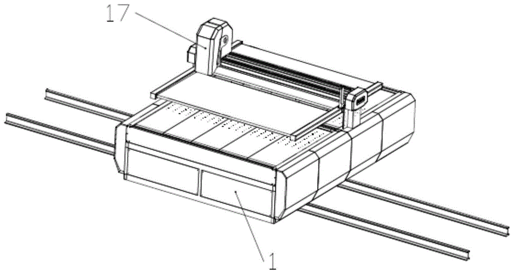 一种具有震动刀固定装置的裁床的制作方法