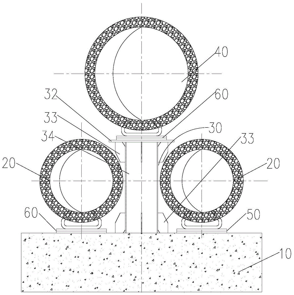 架空热力管道组件的制作方法