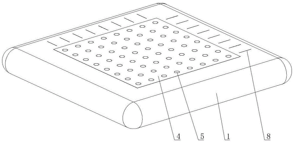 面积计量型产后护理垫的制作方法