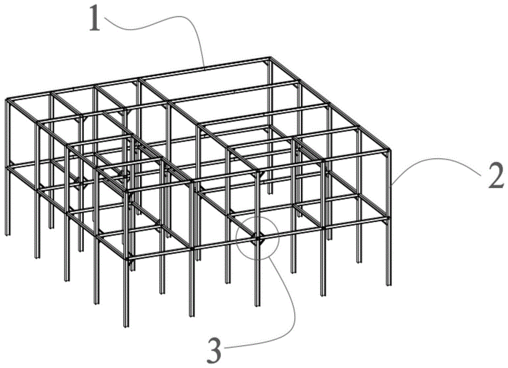 一种隅撑式全拼装框架结构的制作方法