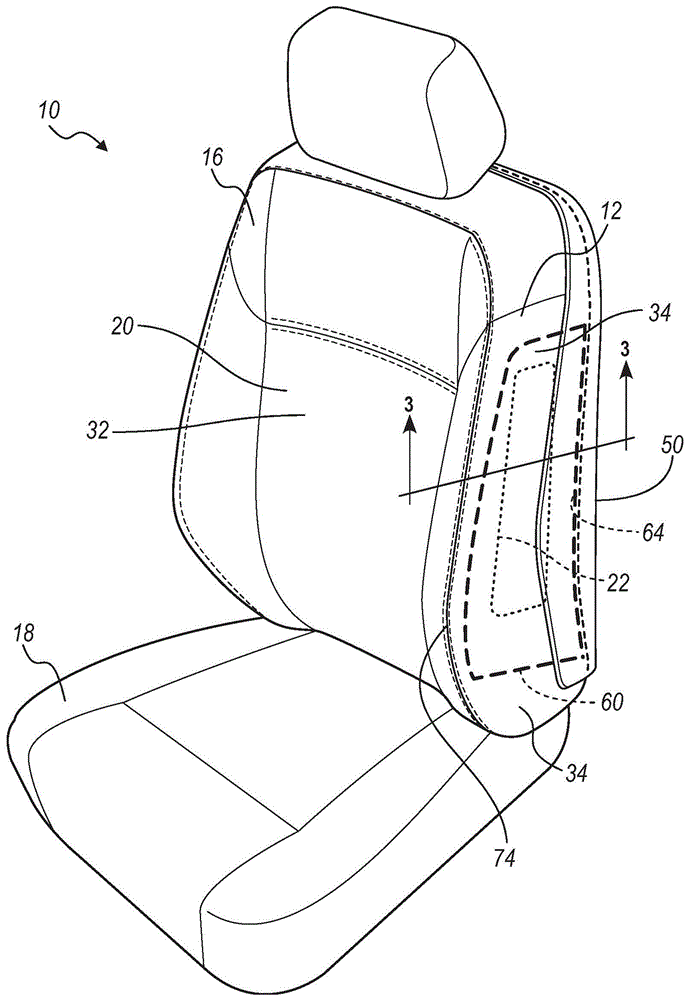 具有气囊模块的用于座椅的装饰罩的制作方法
