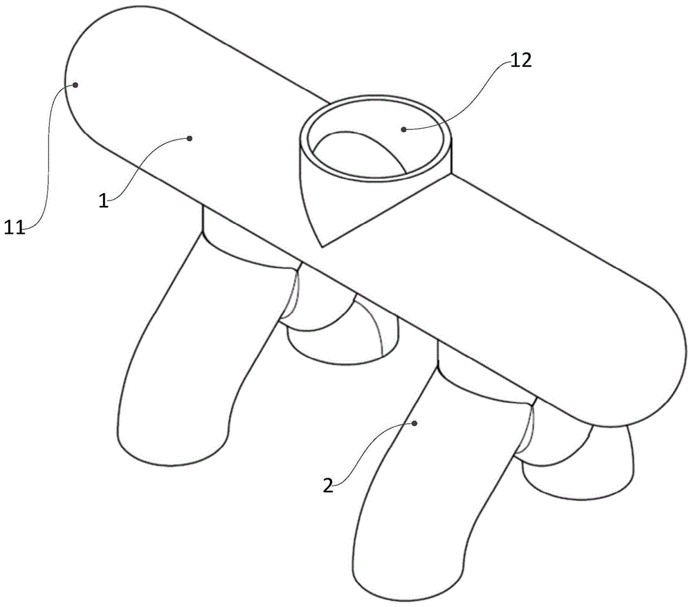 一种产品气压缩用分流集合管的制作方法