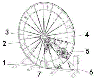 一种转盘式自行车立体停放架的制作方法