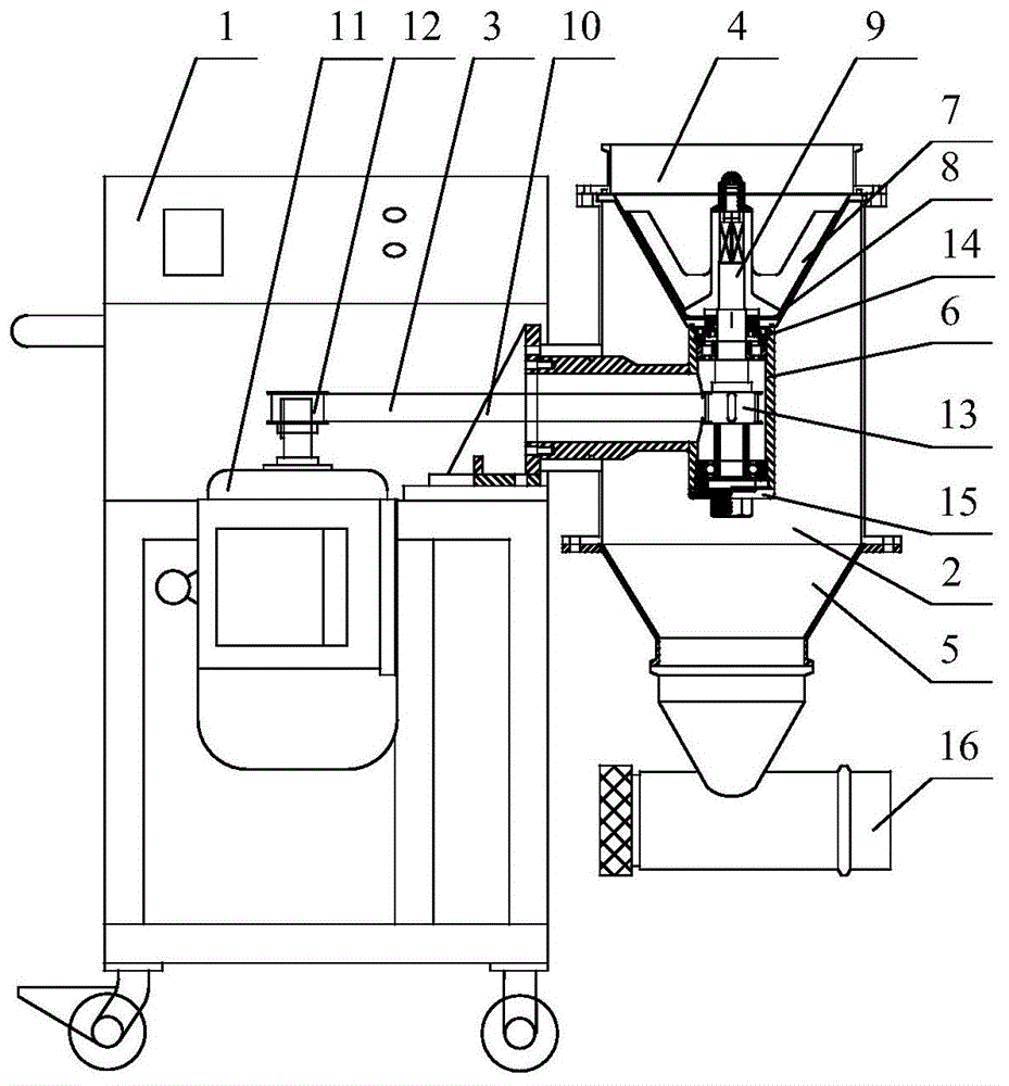 一种带有直角头的整粒机的制作方法