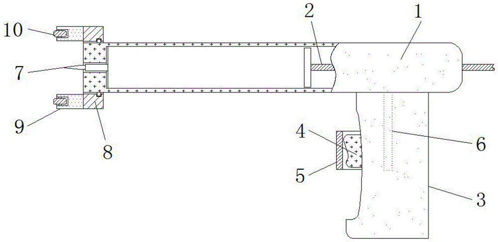 一种建筑施工用手持式电动胶枪的制作方法