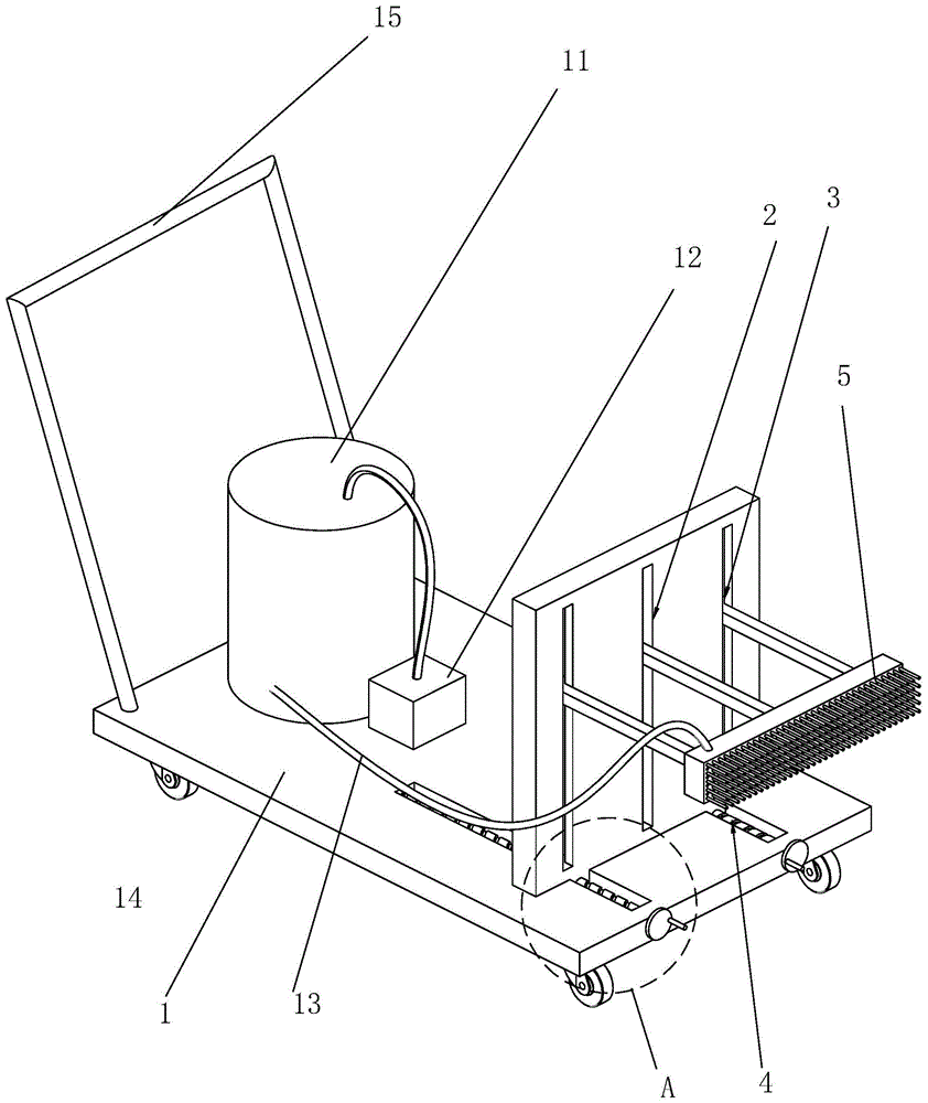 一种古建筑保护用的涂刷装置的制作方法