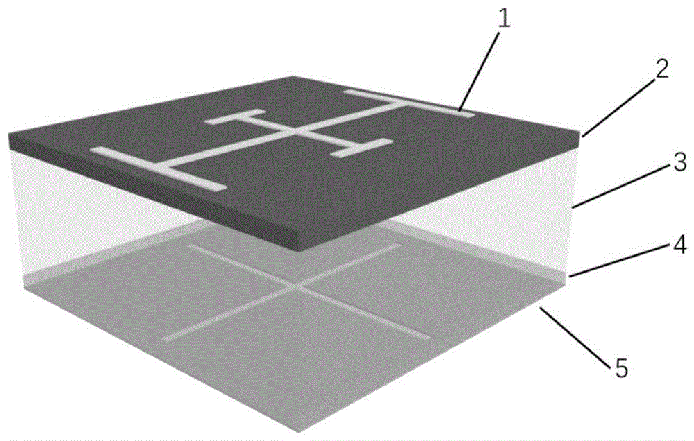 一种多种相位调控集成的散射透波一体化电磁编码超材料的制作方法