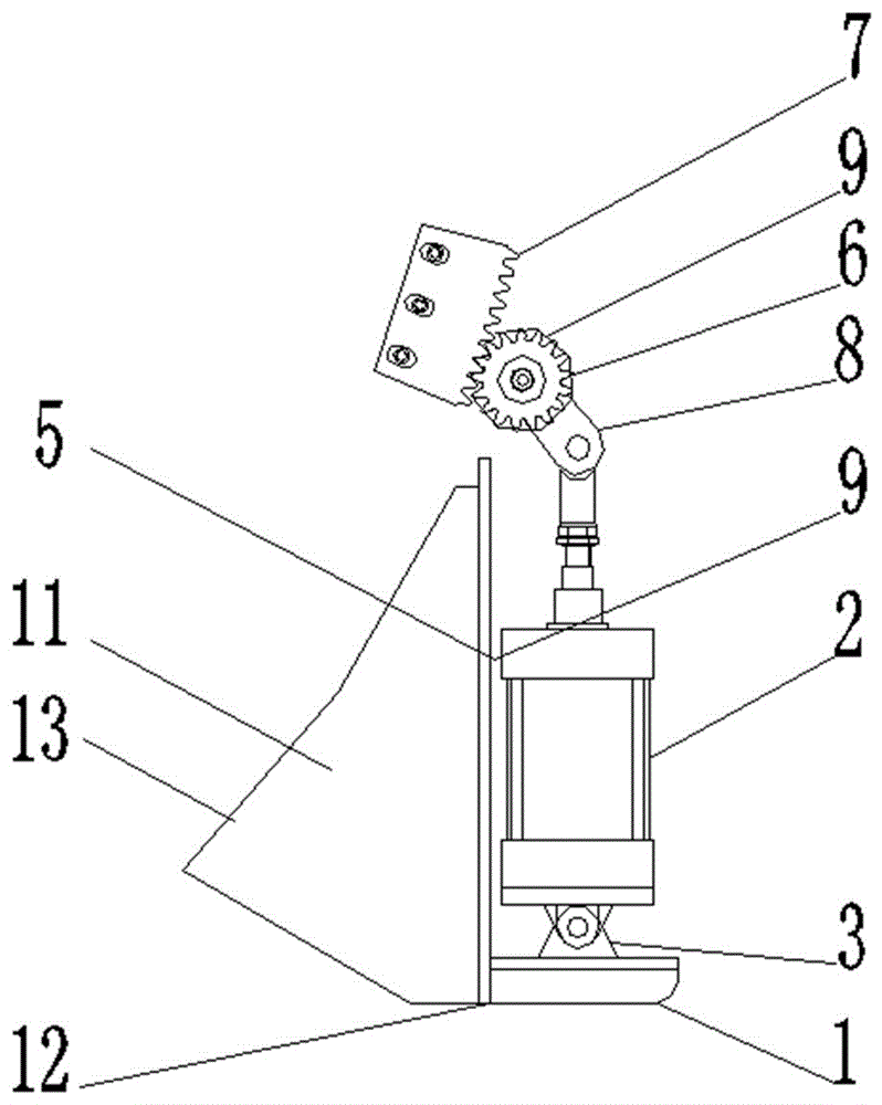 卧式压力容器釜盖便捷开启装置的制作方法