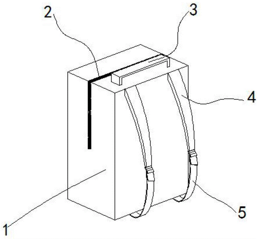 一种有效防止书包背带缝接处断裂装置的制作方法