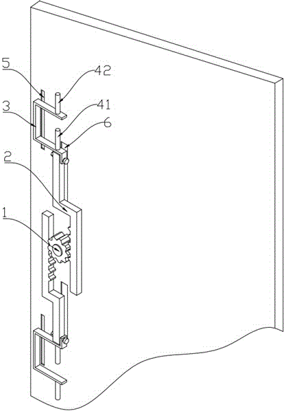 一种电工柜的柜门开关的制作方法