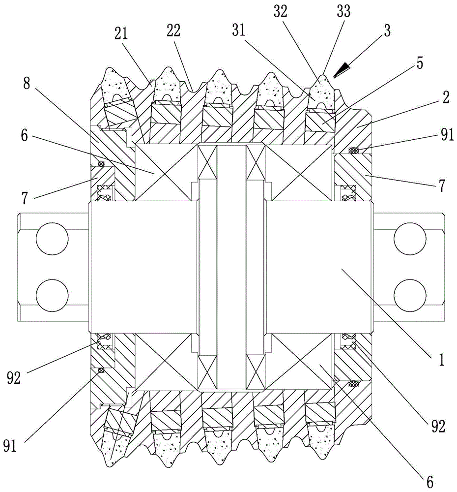 工程嵌岩钻孔用刀具的制作方法