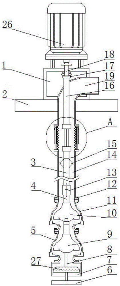 一种立式轴流深井消防泵的制作方法