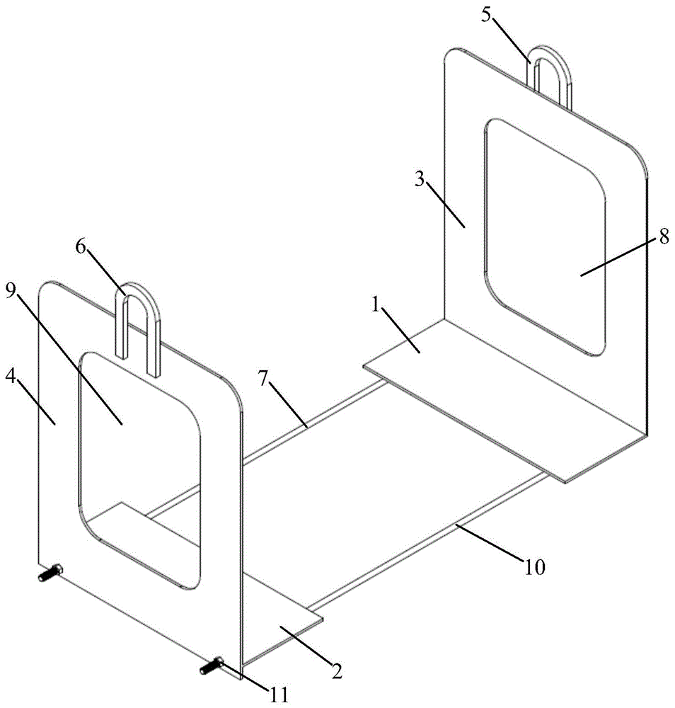 彩钢夹芯板吊具的制作方法