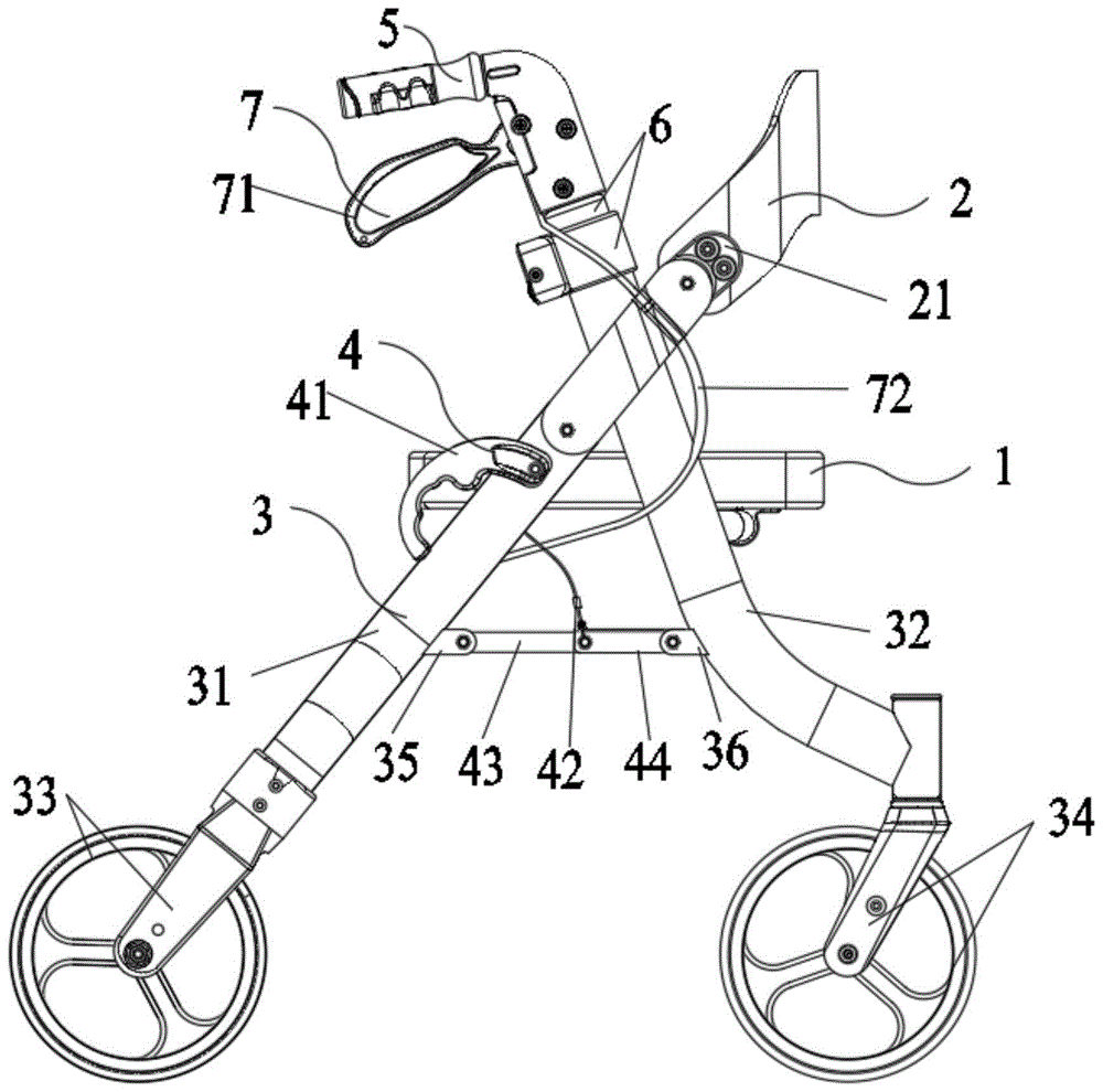 一种便携式折叠轮椅的制作方法