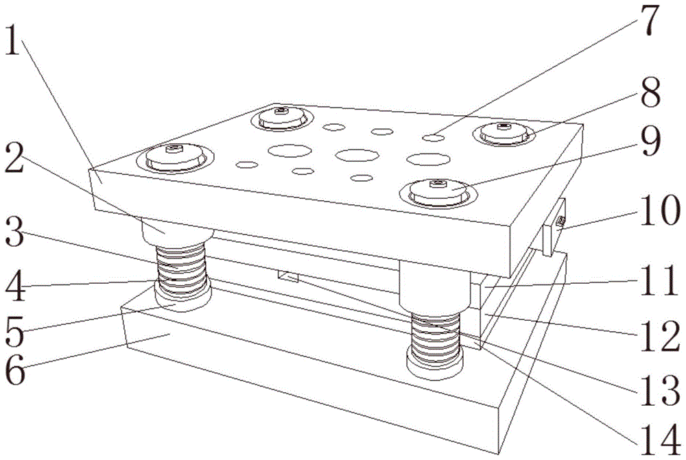 一种高磁能转子加工用成型模具的制作方法