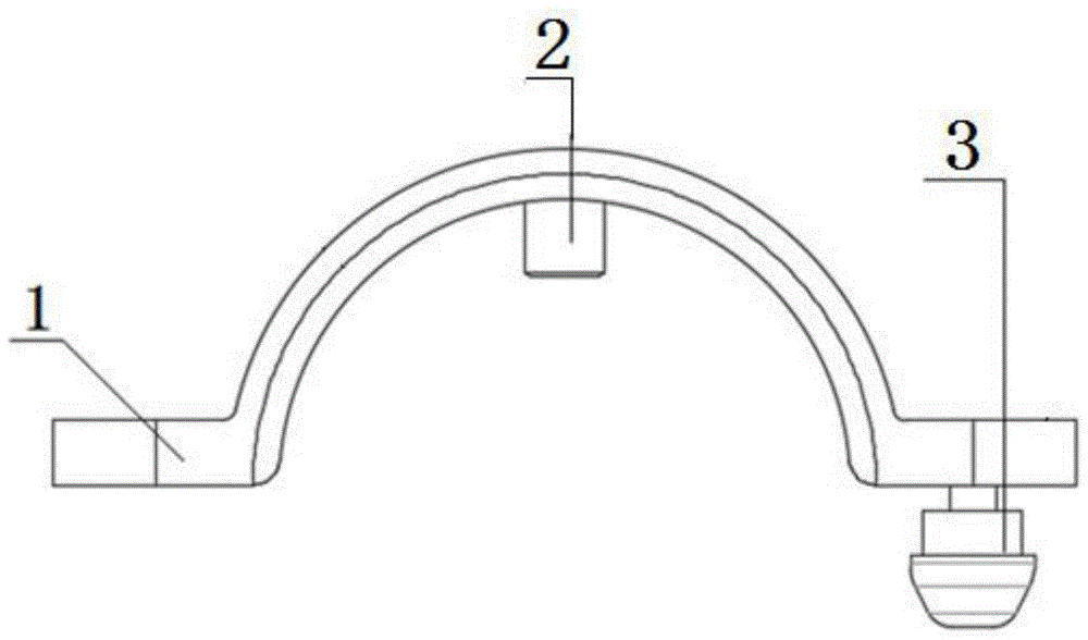 电动计量阀三段式自锁监防卡圈的制作方法