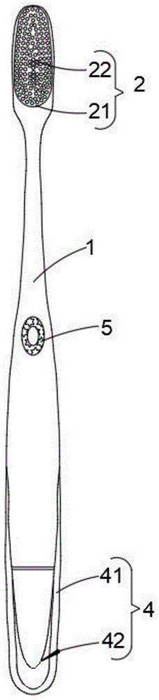 一种旋涡刷毛牙刷的制作方法