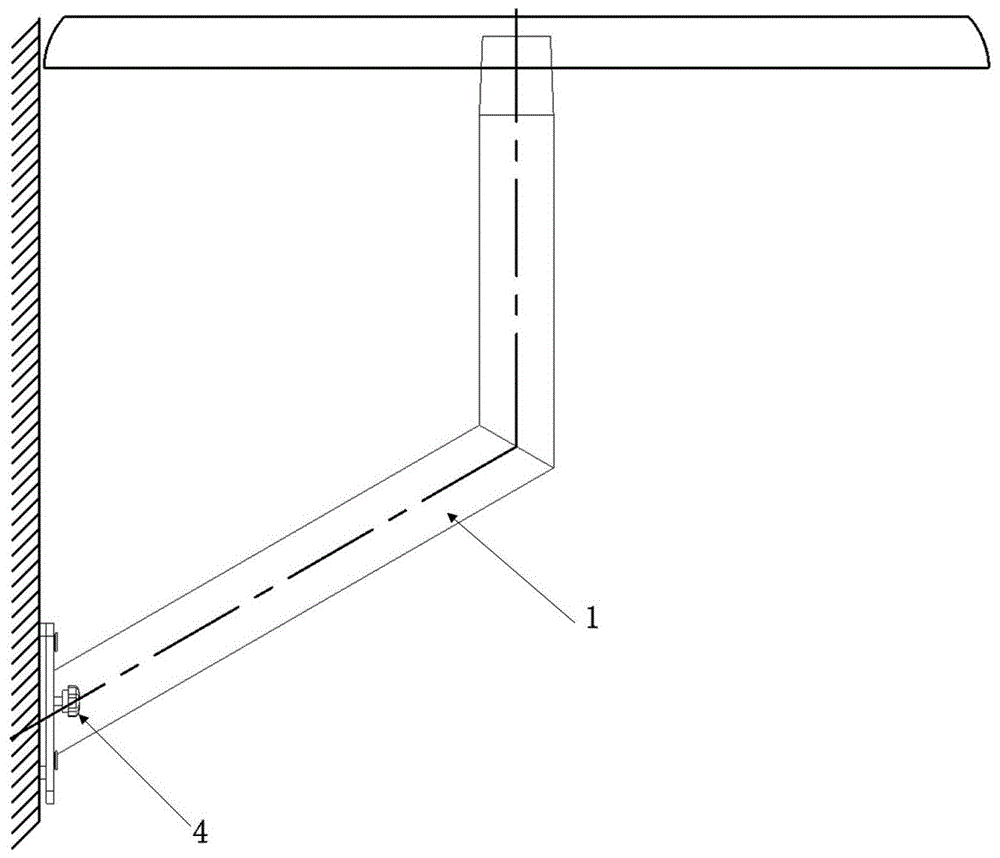 一种可拆卸靠墙固定支架的制作方法