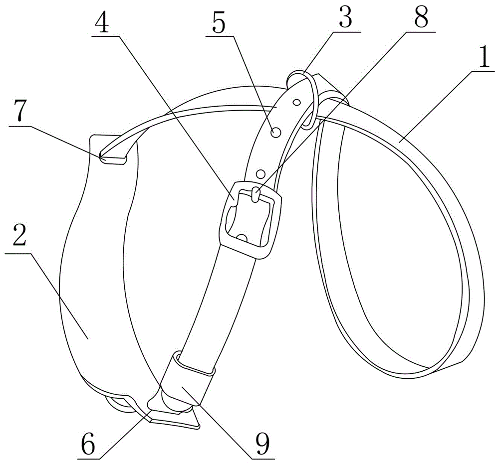 宠物专用8字胸背带的制作方法