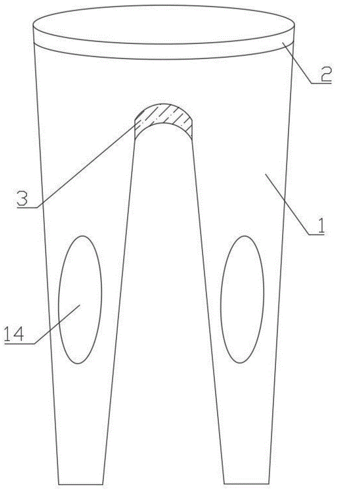 一种促进血液循环打底裤的制作方法