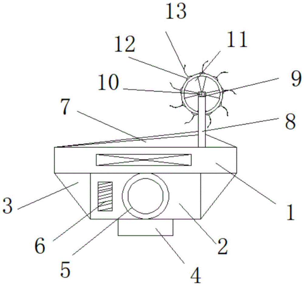 一种具有驱鸟功能的智能安防监控装置的制作方法