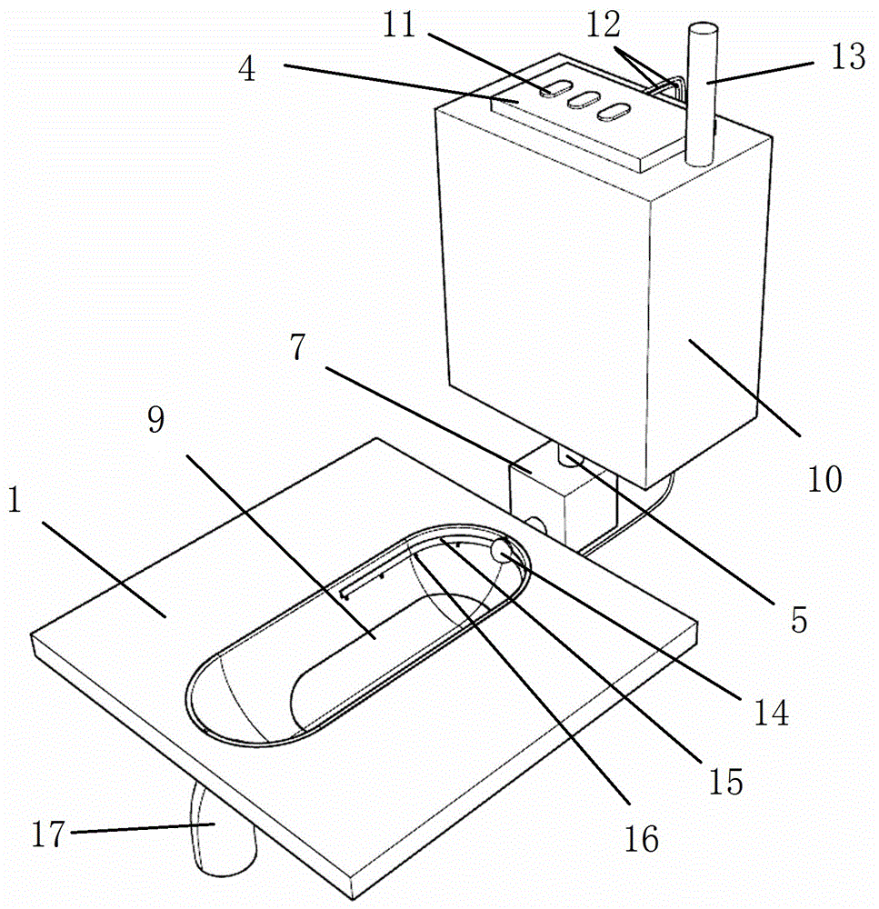 一种带自动调节冲水系统的蹲便器的制作方法