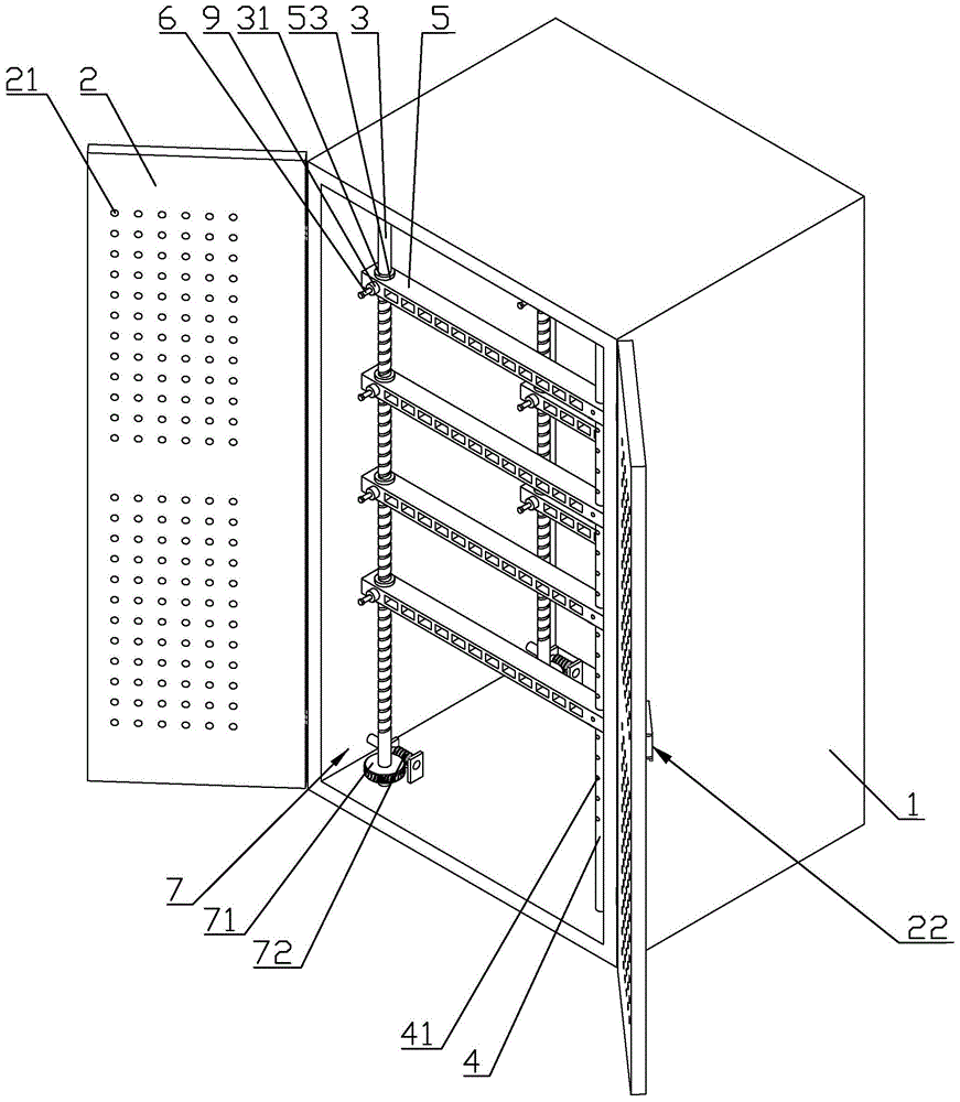 一种二次屏柜结构的制作方法