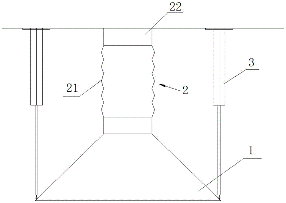 一种用于模压机的自动伸缩吸风罩及模压机的制作方法