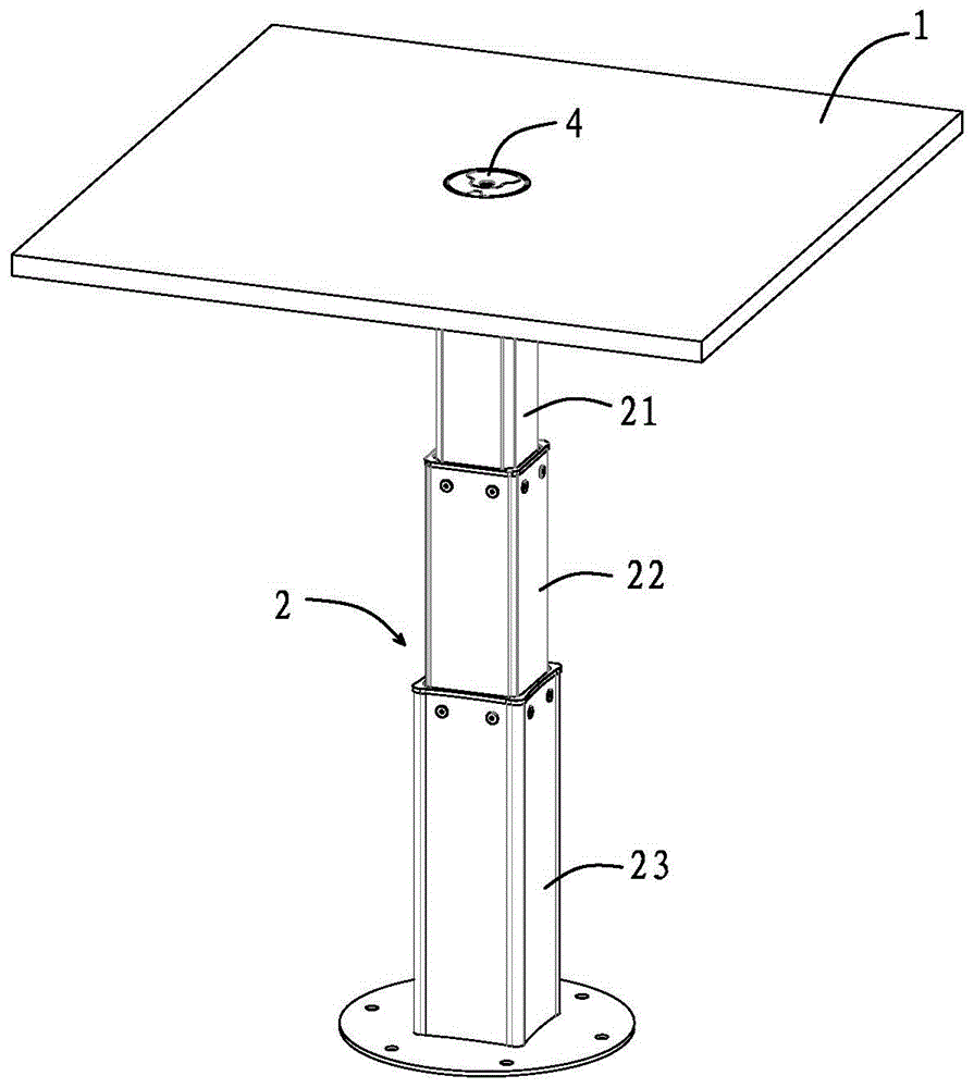 垂直升降桌的制作方法