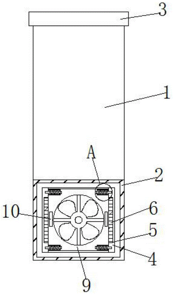 一种用于楼房建筑的通风装置的制作方法