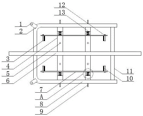 一种骑行电动车电池盒安装架的制作方法