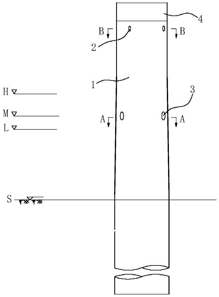 具有换气和换水功能的单桩风机基础的设计方法与流程