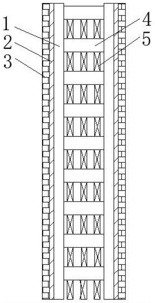 一种用于建筑的防水防震墙体的制作方法