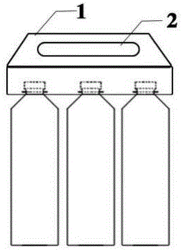 简易多瓶饮料瓶持拿器的制作方法