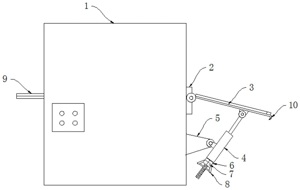 一种镀锌卷整平机的进料调节机构的制作方法