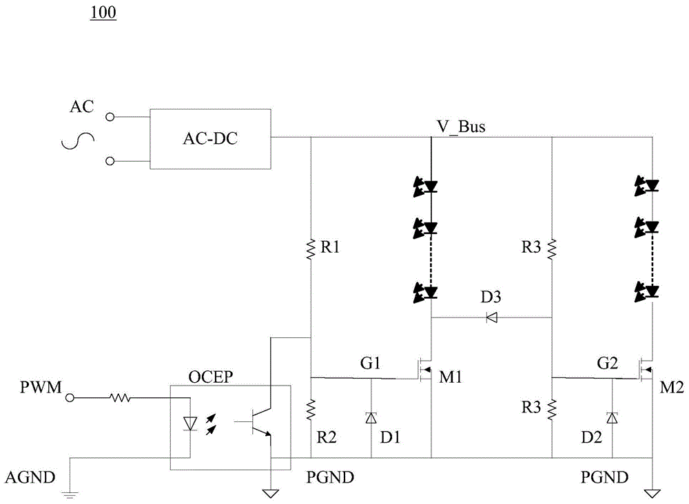 LED调色驱动电路及调色控制器的制作方法