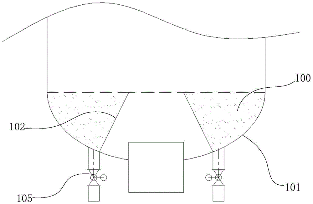 吸附塔的下料结构及吸附塔的制作方法
