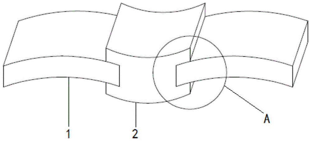 一种装配式弧形收口结构的制作方法