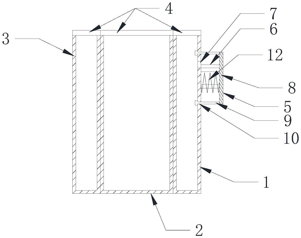 一种熄烟烟盒的制作方法