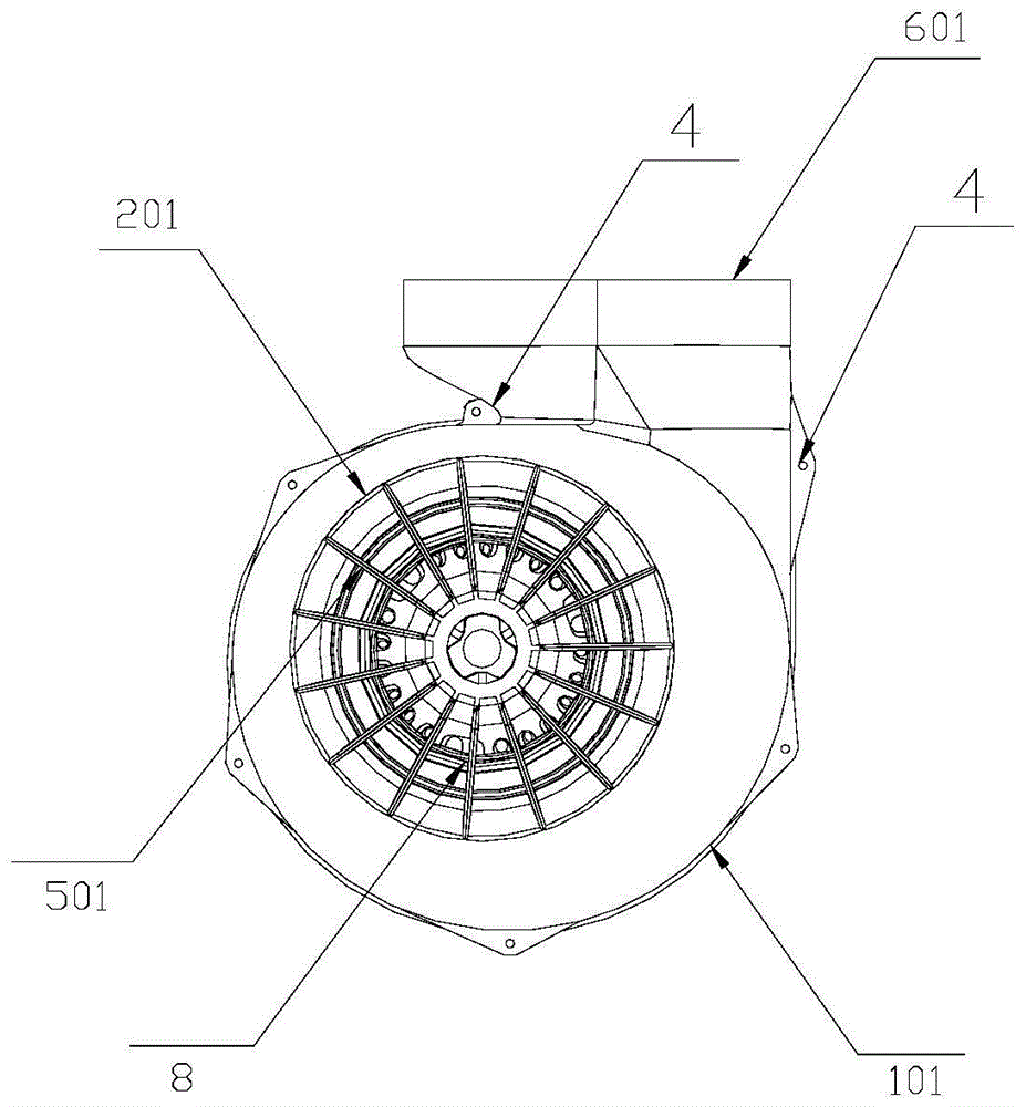 一种蜗壳风机壳体组件及包括该壳体组件的蜗壳风机的制作方法