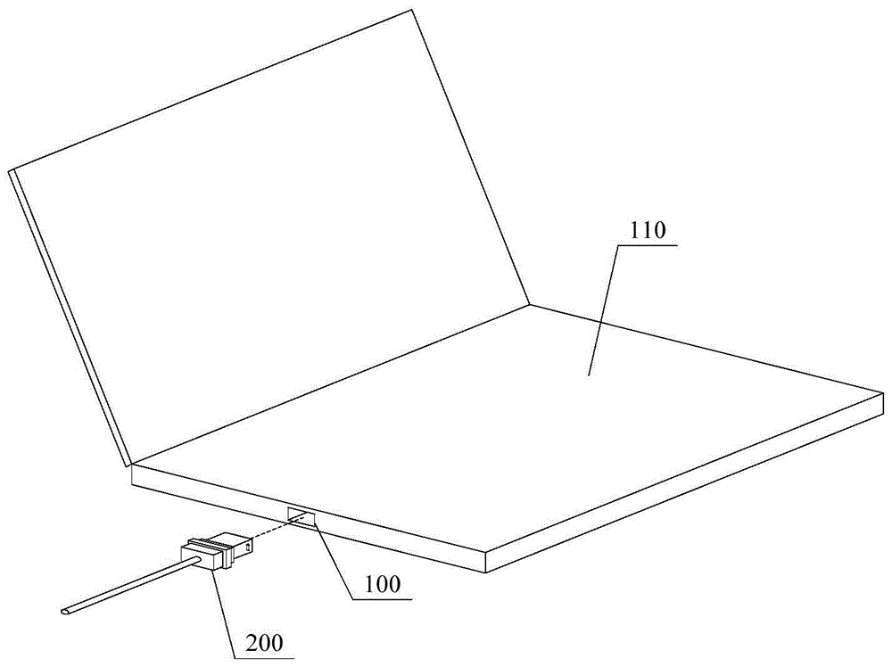 计算机信号传输端口防松动连接组件的制作方法