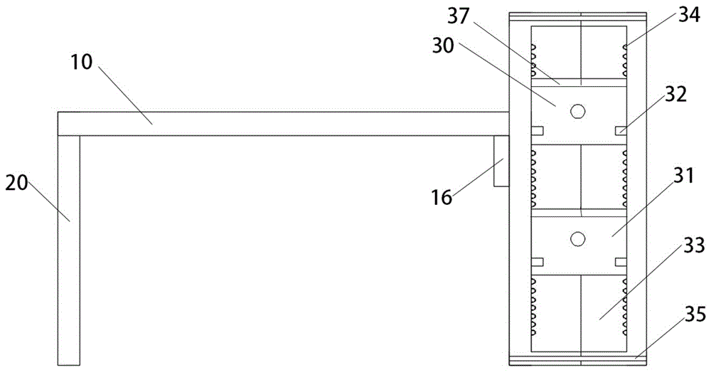 LFT-D成型带柜办公桌柜子的制作方法