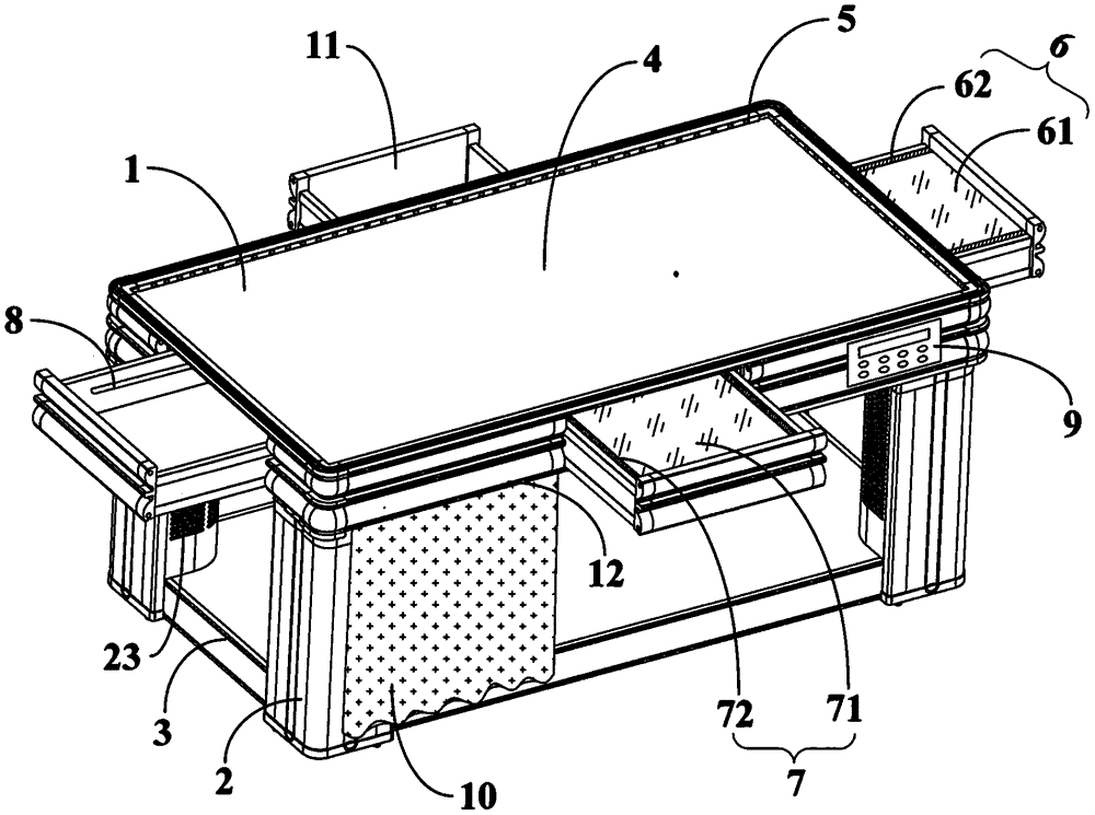 一种新型带抽屉式多功能取暖桌的制作方法