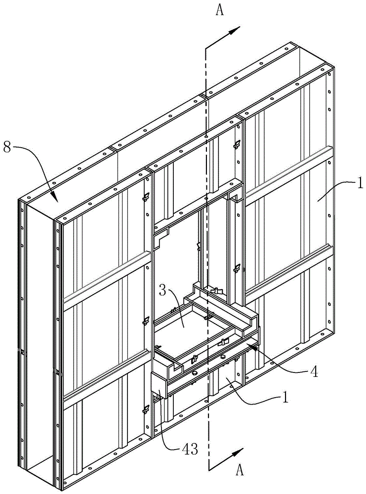 窗檐模板装配结构的制作方法
