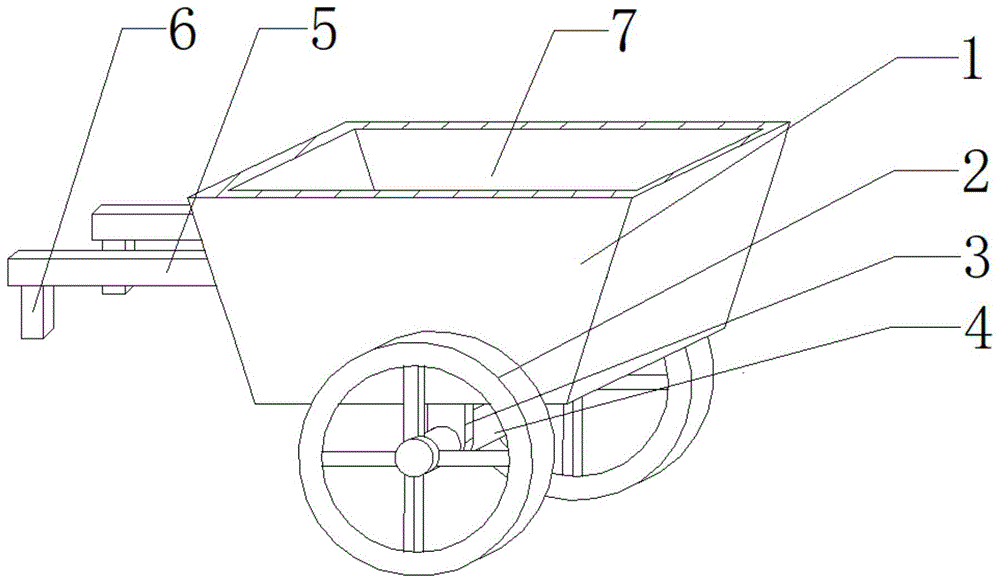 一种建筑用防混凝土凝结推车的制作方法