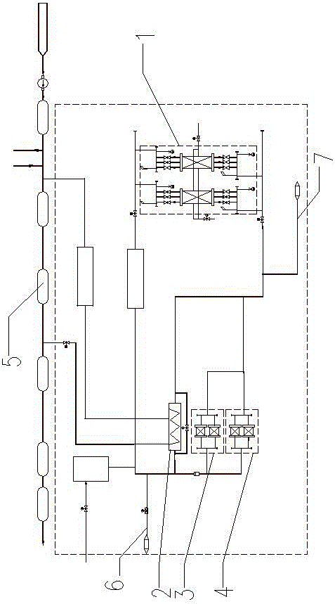 一种带互联管道的烟气余热回收系统的制作方法